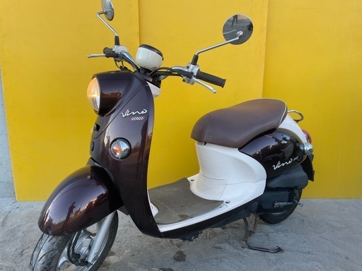 セル1発始動⭐️安心のFiモデル‼️ビーノ ヤマハ⭐️タイヤ新品‼️SA37J型⭐️人気車種‼️原付　スクーター　50cc