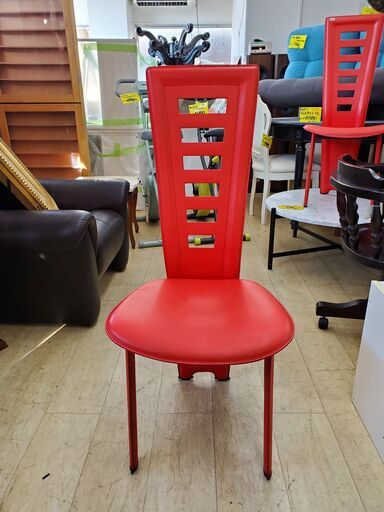 ②【高級・廃盤】大塚家具 ハイバックダイニングチェア ダイニングチェア ハイバック 椅子 2脚セット 木製 縦格子 完成