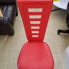 商談中　　【4脚在庫あり】 ③ IDC 大塚家具 ダイニングチェア ハイバックチェア デザインチェア アームレス 赤 レッド■横幅44㎝×奥行42cm×高さ101cm■近隣配送無料 買取帝国 朝霞店 4脚在庫あり】 ③ IDC 大塚家具 ダイニングチェア ハイバックチェア