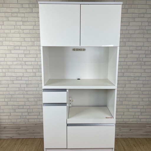 ニトリ キッチンボード SP201 100KB GY 食器棚 送料25,400円込】食器棚