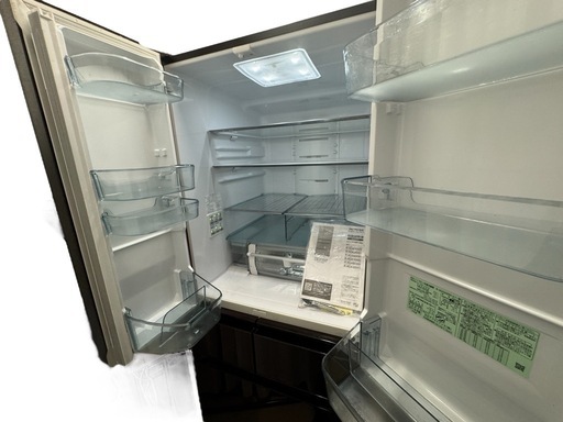 HITACHI 日立 555L 6ドア ノンフロン冷凍冷蔵庫 真空チルドXGシリーズ