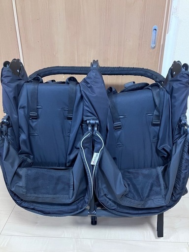 【お値下げ】エアバギーココダブルEXフロムバース　ストローラーマット付き(旧型) エアバギーココダブル お値下げ】エアバギーココダブルEXフロムバース