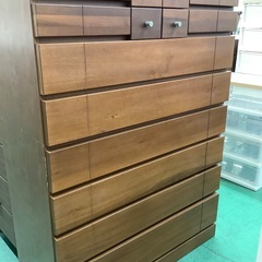 家具ならトレファク吉川店！！ 大塚家具 6段ハイチェスト ブラウン