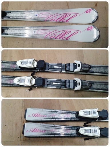 お引取り限定 HEAD EASY JOY カービングスキー4点セット 板143cm 265mm