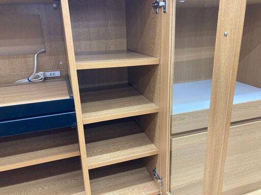 ☆ジモティ割あり☆ NITORI レンジボード ホワイト H200×D42×W100