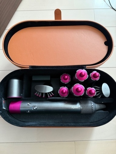 Dyson Airwrap ピンクシルバー レザーケース付き Dyson Airwrap™マルチ