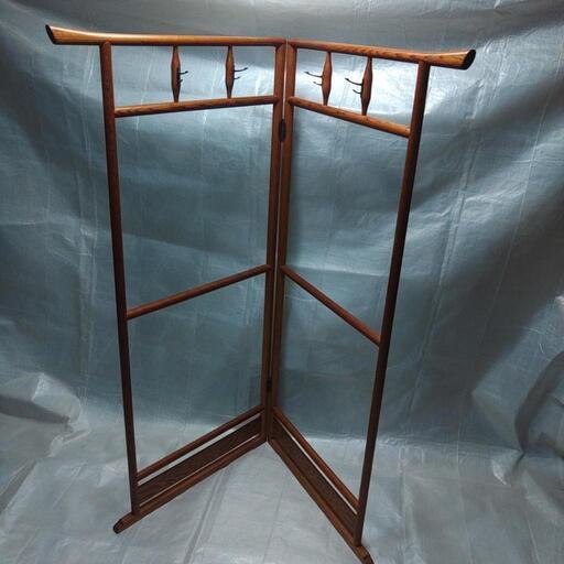 衣桁 木製衣紋掛け レトロ 衣桁 衣紋 折りたたみ 着物掛け Amazon.co