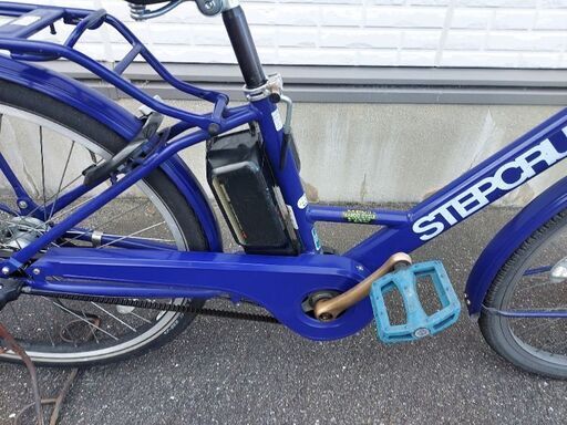 送料無料条件付 BRIDGESTONE 電動アシスト自転車 青バッテリーb200 モ