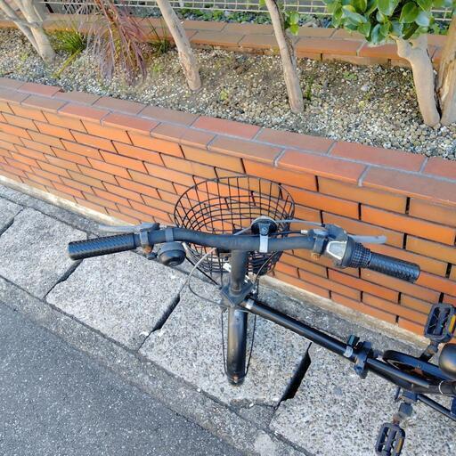(chariyoshy)20インチ折りたたみ　ギア付き chariyoshy出品)20インチ折りたたみ自転車、6段ギア、オートライト付き
