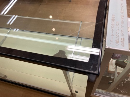 タテヤマ製 ガラスショーケース 3段 幅120cm ディスプレイ 店舗什器 