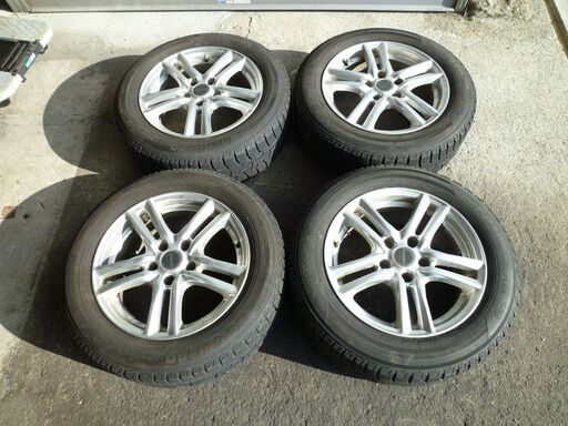 プリウスα使用 スタッドレス&アルイホイールセット 205/60R16（中古