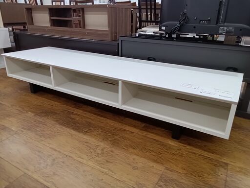 ★ジモティ割あり★ TV台 白 H32×D50×W180 クリーニング済み MT3327 (リユースのサカイ水戸) 水戸の収納家具《テレビ台 ...