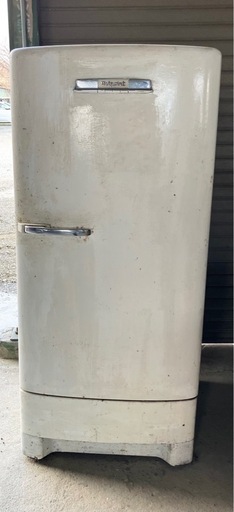 中古】PI13-3. アメリカ GE社製 ヴィンテージ 古い大型冷蔵庫 