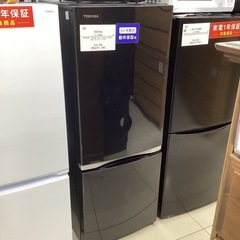 ⑯【6ヶ月保証付】18年製 東芝 2ドア冷蔵庫 GR-M15BS ブラック【PayPay使えます】 6ヶ月保証】TOSHIBA GR-M15BS 2ドア冷蔵庫