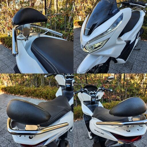 ☆HONDA PCX125「スマートキーJF81」走行1.1万km台 バックレスト付