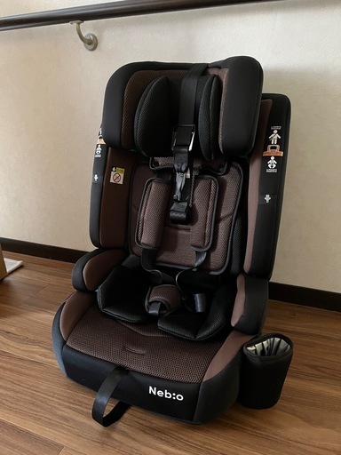 福山広島どちらでも取引可能【美品】Nebio ネビオ ジュニアシート 1歳から12歳 ISOFIX固定