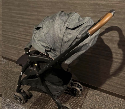 美品】Aprica ラクーナクッション ベビーカー グレー 美品 アップリカ