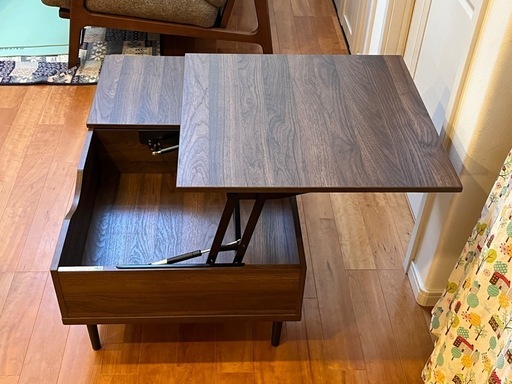 ニトリ センターテーブル　リフティ　昇降テーブル　100MBR NITORI美品 ニトリ 昇降 センターテーブル リフティ(100MBR) ニトリ センター