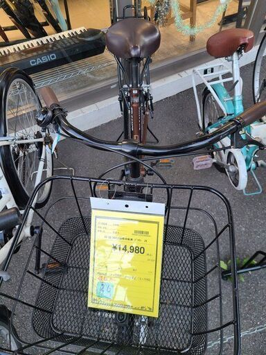 ☆店頭にて試乗可☆ J6414 シティサイクル ELEANOR エレノア ブラウン