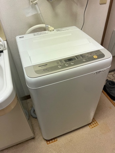 2019年式 5kg パナソニック 洗濯機 NA-F50B12J ☆【パナソニック】全自動洗濯機 2019年製5kg(NA-F50B12)【3ヶ月保証