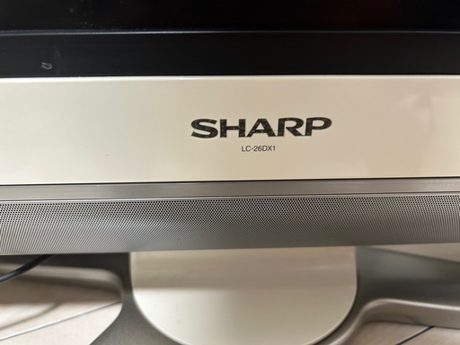 SHARP LC-26DX1☆ホワイト 26V型 液晶テレビ SHARP AQUOS 世界の亀山