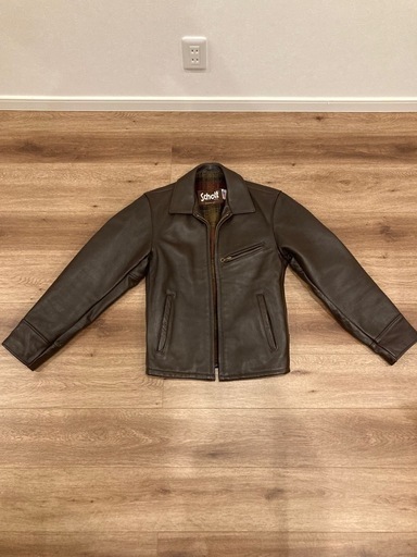 美品 廃盤】Schott ハイウェイマン シングルライダース 681 チェック