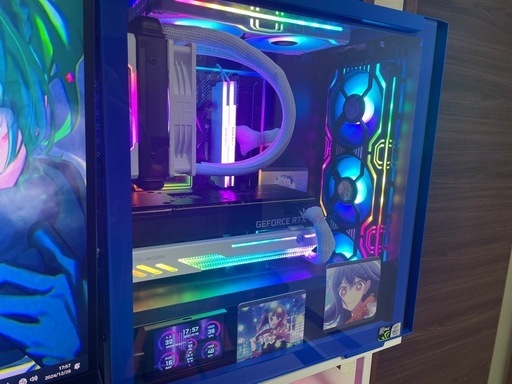 【カスタマイズ可能】LED付新品ケース採用 ゲーミングPCフルセット！ 196 フルスペックフルLEDゲーミングPC カスタマイズ可能】LED付新品ケース