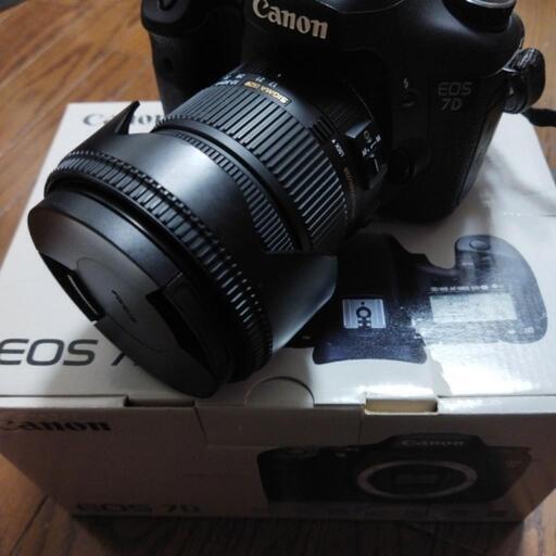 Canon eos 7d 美品、レンズ50mm、17-85、90-300