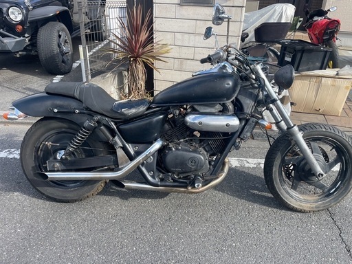 八王子市から！マグナ250 MC29 レストアベース　マービングマフラー　Vツインマグナ　走行距離9165km 八王子市から！マグナ250 MC29 レストアベース マービングマフラー V