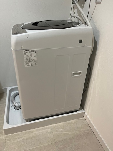 2022年購入 縦型なので強力洗濯 SHARP/シャープ 自動洗濯機 洗濯10kg/風