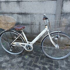 上尾 イグアス26型 白 ママチャリ 上尾 イグアス26型 白 ママチャリ