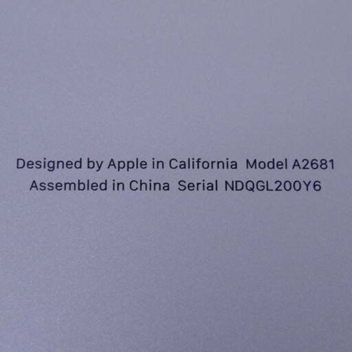 Apple MacBook Air 13インチ Apple M2チップ（8コアCPU/10コアGPU）/SSD 512GB/メモリ 8GB シルバー MLY03J/A 札幌 西区 西野