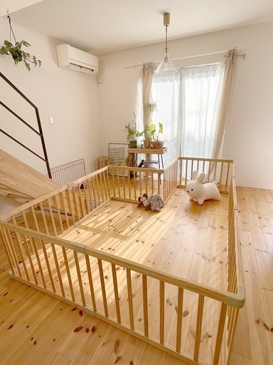 KATOJI ミニ ベビーベッド ハイタイプ プチバニラ 家具・ねんね ベビー