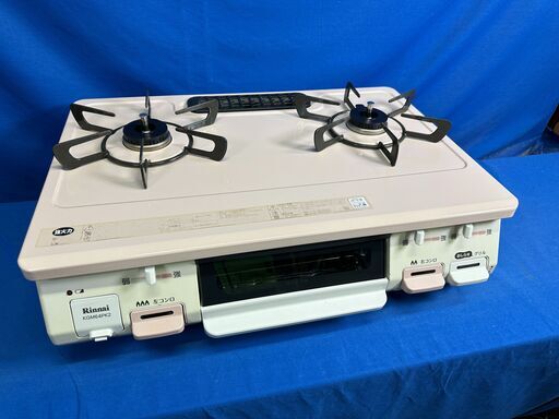 超美品！リンナイ ガスコンロ◇都市ガス用 2017年製◇水無しグリル