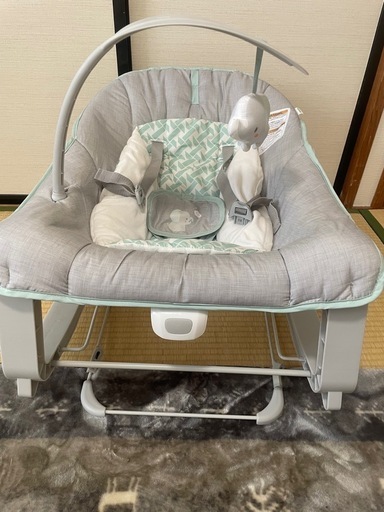 自社配送は札幌市内限定】ラタン ベビーベッド クーハン+クーハン台 籐