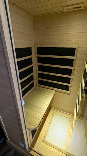 【美品】ナチュラルスパ・コンパクト 1人用サウナ。100V