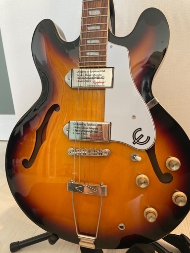 Epiphone エレキギター カジノ サンバースト エピフォンカジノ VS