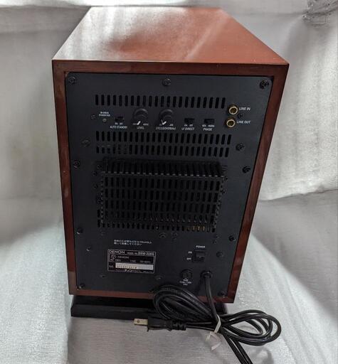 DENON デノン アンプ内蔵サブウーハー DSW-37 Amazon.co.jp: デノン Denon DSW-37 最大出力100W(PEAK)で迫力の重低音