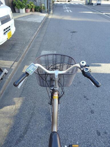 GM875 【バッテリー◎】ブリヂストン 電動アシスト自転車 STEP CRUZ e