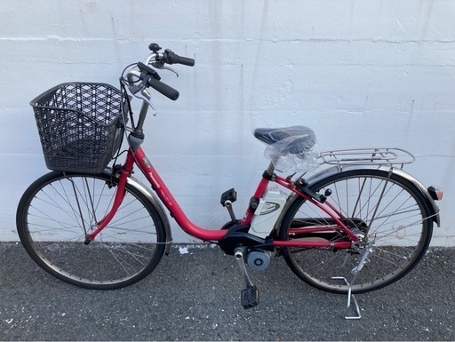後輪タイヤ交換済)ブリヂストン電動ママチャリ(後ろチャイルドおまけ)