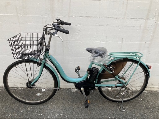 後輪タイヤ交換済)ブリヂストン電動ママチャリ(後ろチャイルドおまけ)