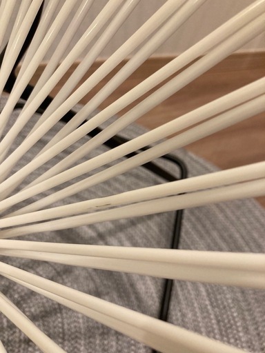 メトロクス アカプルコ ロッキングチェア ホワイト ブレイドラグ付き