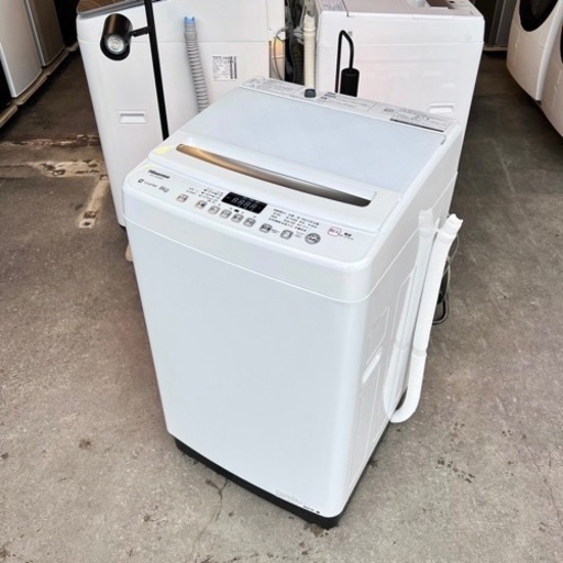 2024年製👏🏻 Hisense 洗濯機 8kg✨ ほぼ未使用💫 設置まで⭕️