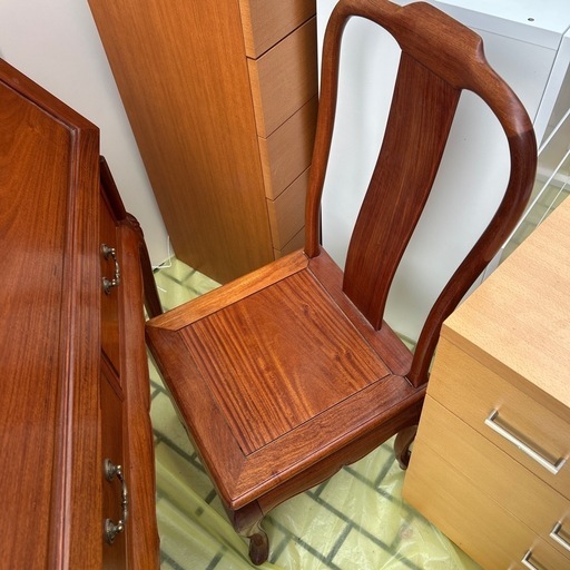 ドレッサー 鏡台 スツール付き アンティーク調 デザイン アイアン