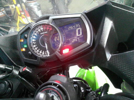 KAWASAKI ニンジャ250-2A 黒/緑 エンジン始動動画 自賠保険で乗れます 半額