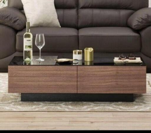 美品 NITORI センターテーブル ニトリ センターテーブル ベルネF BK