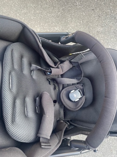 Aprica ブラック ベビーシート 3点式ハーネス ヘビーカー スムーヴ