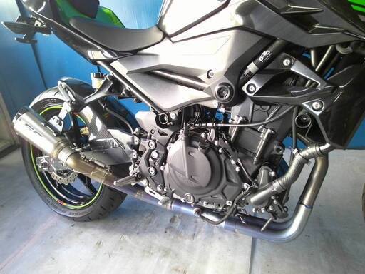 KAWASAKI Z400-2 黒/緑 車検予備検対応車 エンジン始動動画 半額配送