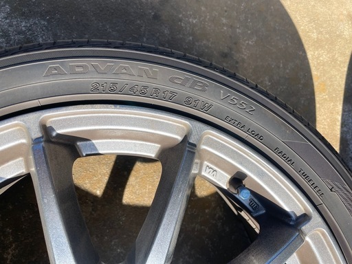 ブランドル17インチ7J PCD100 5穴 4本セット中古 ブランドル17インチ