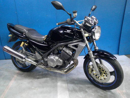 KAWASAKI エストレヤRS 黒/青 エンジン始動動画 自賠責保険で乗れます